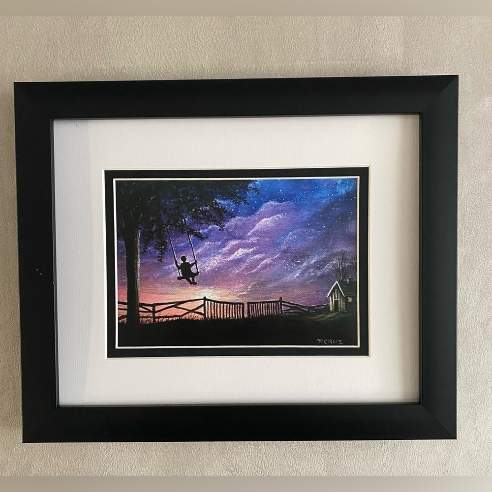 Hand Crafted Art Print- “Evening Skies” - Picture 2 of 2